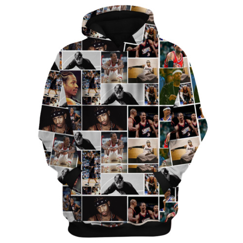 Allen Iverson  3D Oversize Hoodie