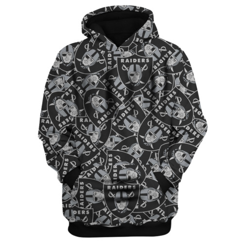 Oakland Raiders  3D Oversize Hoodie