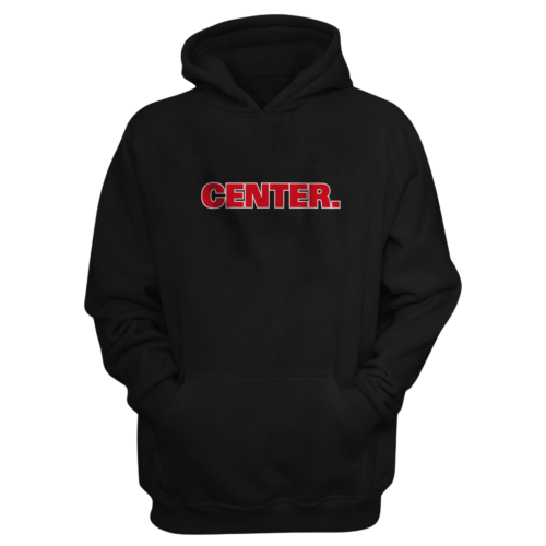 Center. Hoodie