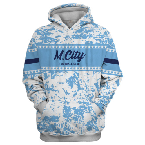 Manchester City 3D Oversize  Hoodie