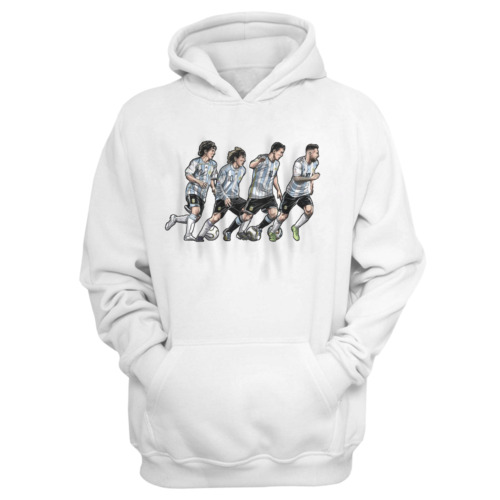 Lionel Messi Evolution Hoodie