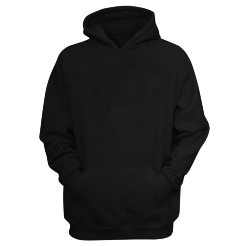 Kapşonlu Siyah Hoodie