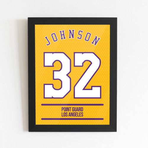 Magic Johnson Tablo Poster