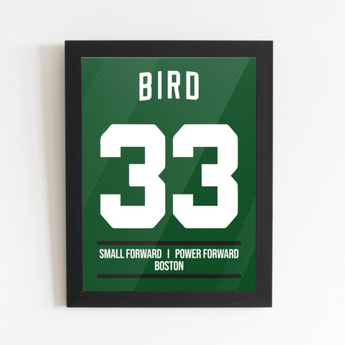 Larry Bird Tablo Poster