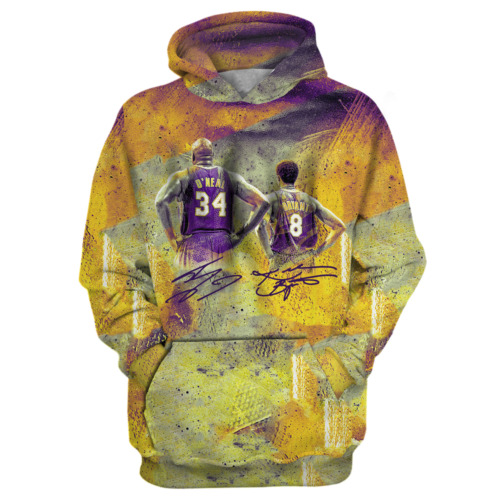 Kobe & Shaq 3D Oversize Hoodie