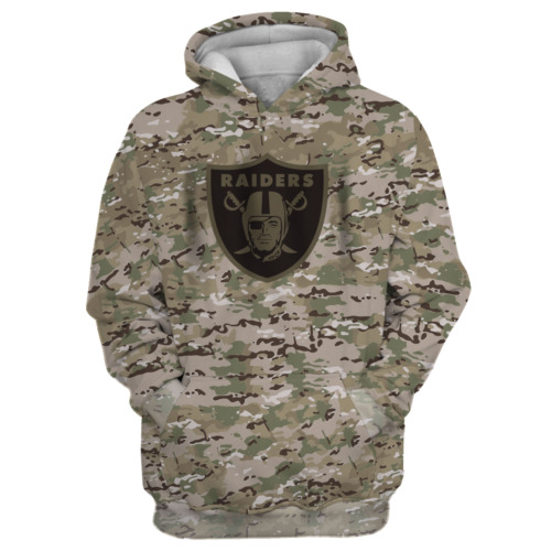 Oakland Raiders 3D Oversize Hoodie